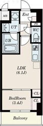 山王駅 徒歩8分 7階の物件間取画像